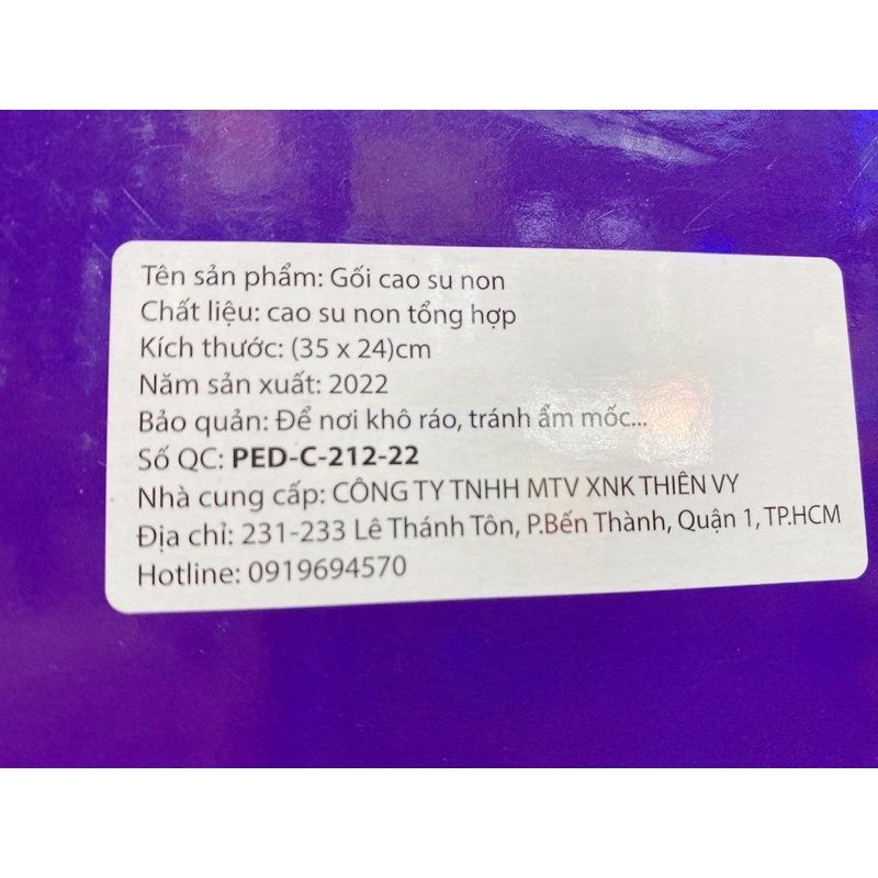 GỐI CAO SU NON CHO BÉ QUÀ TẶNG TỪ SỮA PEDIASURE GIÁ MỀM