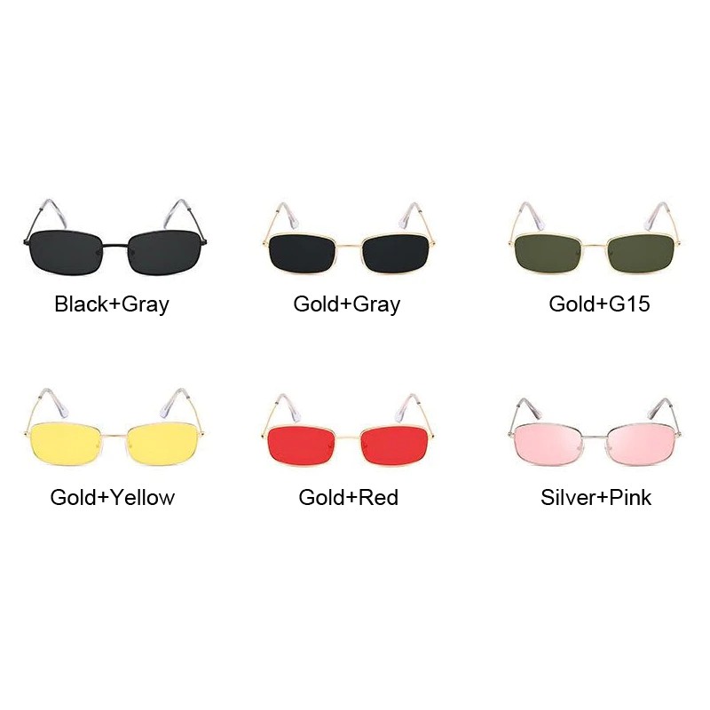 Kính mát gọng chữ nhật thời trang mùa hè cho nam và nữ | BigBuy360 - bigbuy360.vn