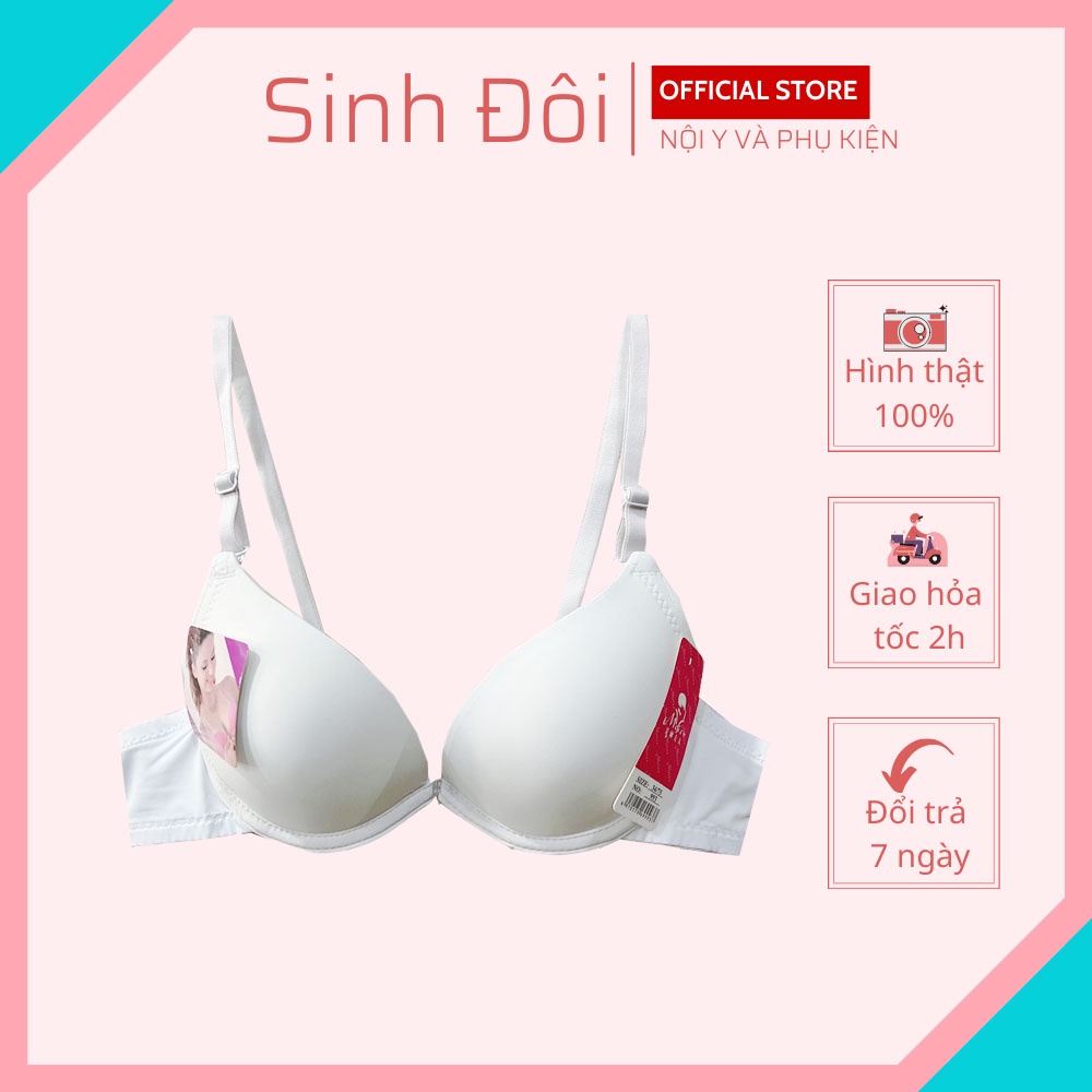 Áo lót nữ có gọng nâng ngực SD993 mút vừa màu trơn phom chữ V thoải mái mềm mịn size 32-34-36