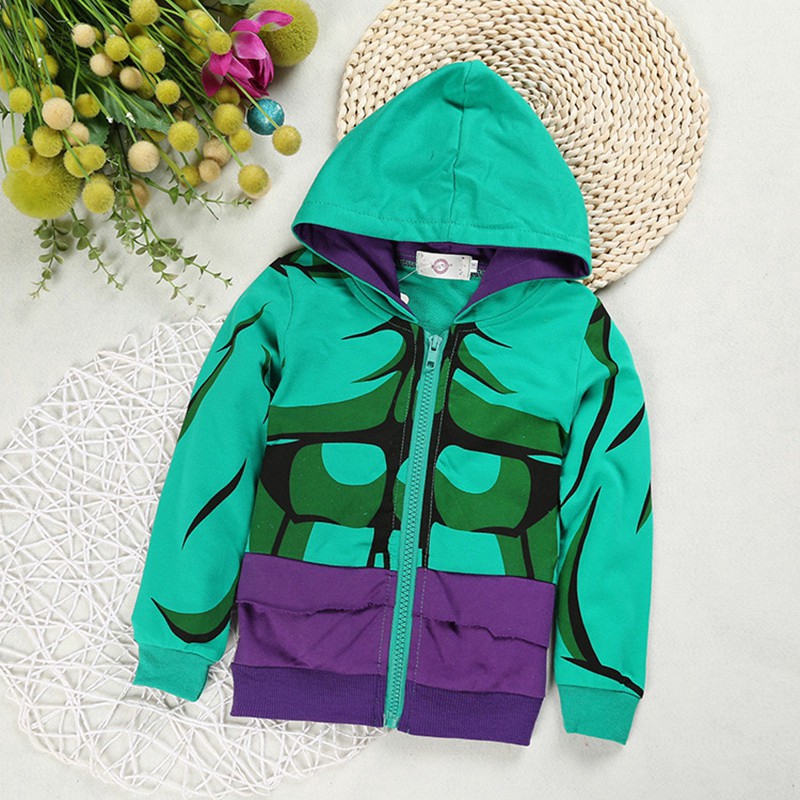 Áo Khoác Hoodie In Hoạt Hình Cho Bé Trai