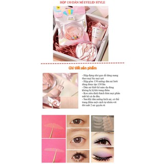 Combo 150 cặp dán mí lưới eyelid stickers