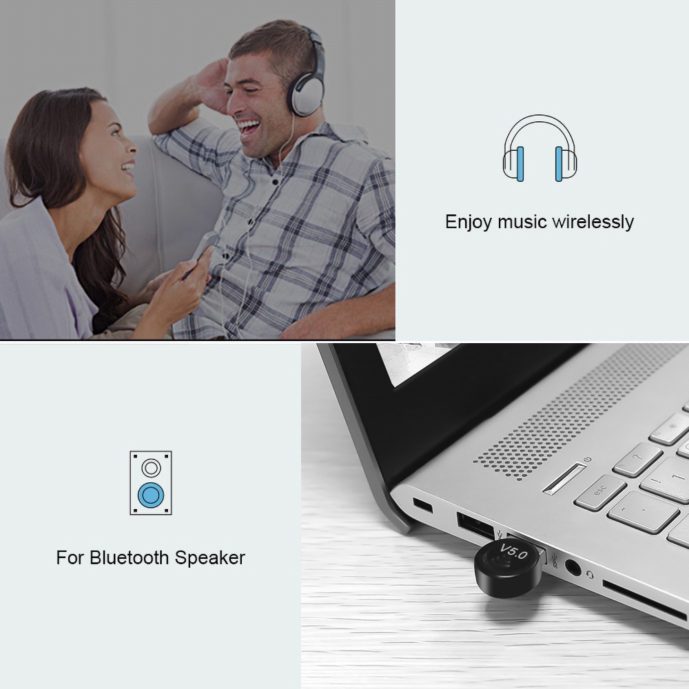 USB nhận tín hiệu Bluetooth 5.0 cho máy tính | WebRaoVat - webraovat.net.vn