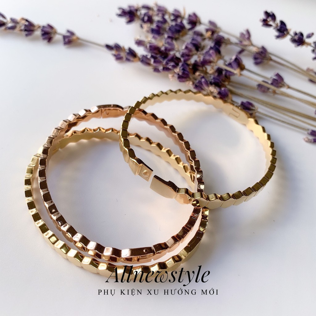 Vòng tay Allnewstyle 2021 vòng tổ ong khóa cài