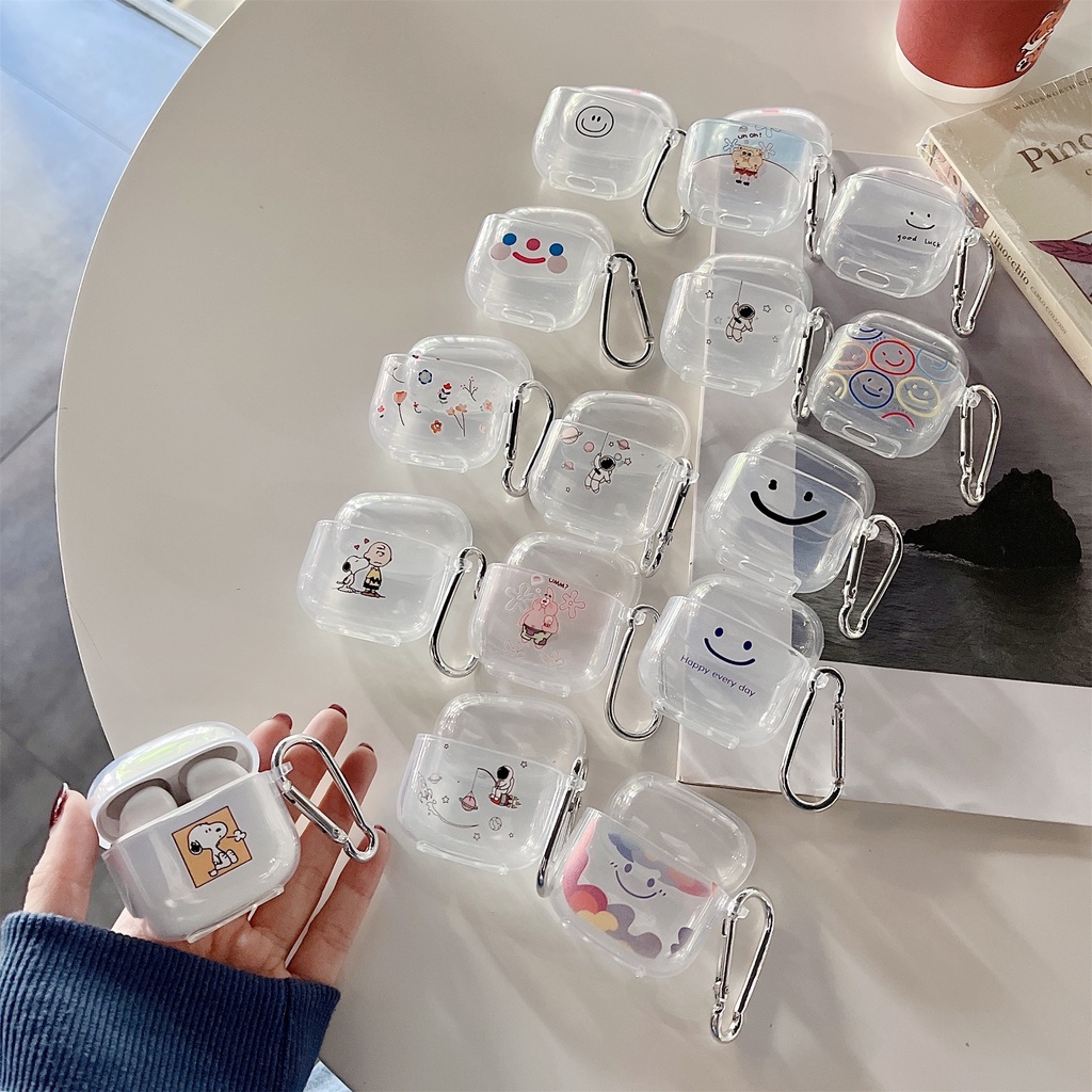 Vỏ TPU Mềm Trong Suốt Bảo Vệ Hộp Sạc Tai Nghe Không Dây Baseus Bowie E3 TWS