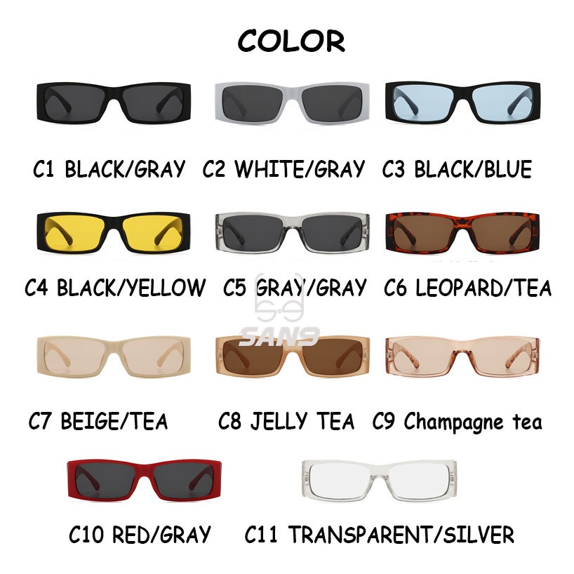 Kính mát gọng vuông CCOD  thời trang dành cho nữ