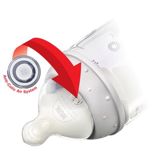 Bộ 2 núm ti dẹt NUK silicone
