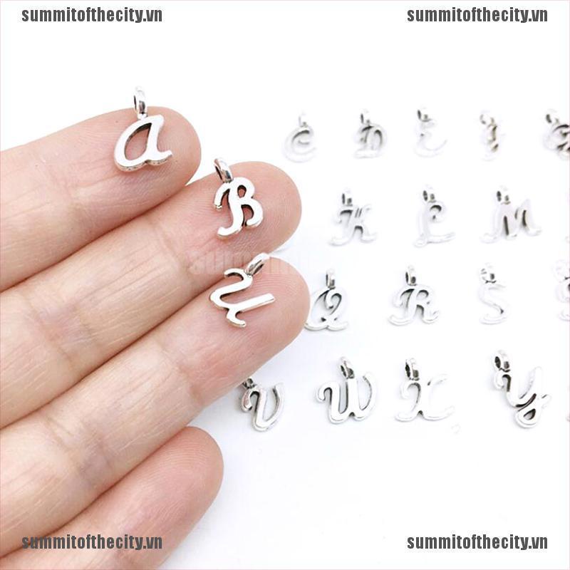 Bộ 26 Mặt Dây Chuyền Hình 26 Chữ Cái Tiếng Anh