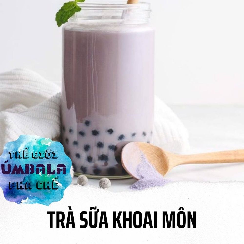 Trà Sữa Trân Châu Đường Đen Set 10-12 Ly Các Vị Matcha, Nhài, Khoai Môn, Thái Xanh, Hồng Trà...Tiệm Bột Pha Chế UMBALA