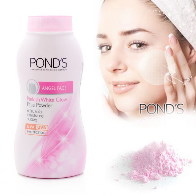 Phấn phủ trang điểm dạng bột Pond’s Angel Face Pinkish White Glow 50g thai lan