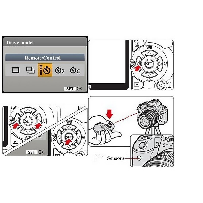 Remote for Nikon 1 nút - Điều khiển từ xa cho máy ảnh Nikon