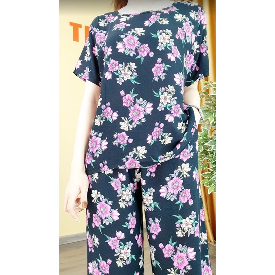 Thời trang trung niên SEIN - Bộ đồ chất tole thái cao cấp mềm mịn, nhẹ thoáng mát không nhăn xù mã 1484