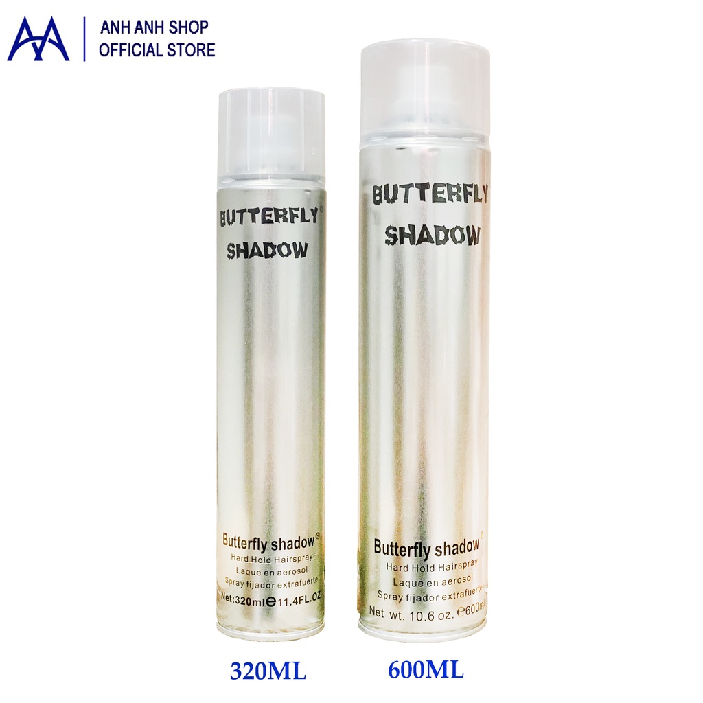 GÔM XỊT TÓC NAM BUTTERFLY SHADOW 320ML
