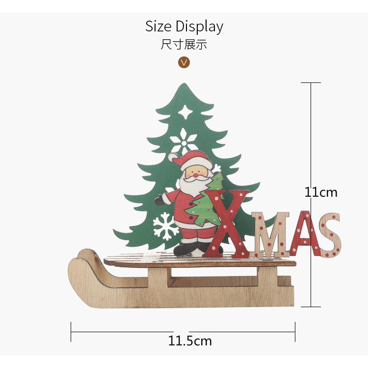 Phụ Kiện Treo Trang Trí Cây Thông Giáng Sinh Hình Ông Già Noel
