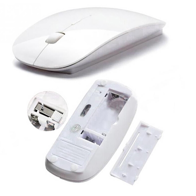 Chuột quang không dây thiết kế nhỏ gọn tiện dụng 2.4Ghz kèm đầu thu USB