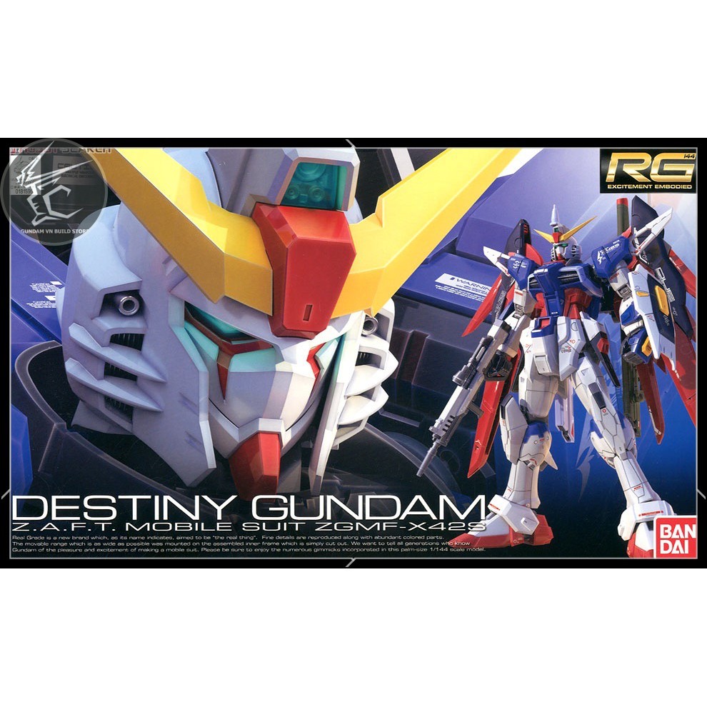 MÔ HÌNH GUNDAM RG 11 1/144 DESTINY GUNDAM BANDAI GUNDAM SEED