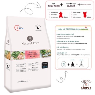 Hạt Natural Core C1 Multi-Protein đa đạm cho mèo trưởng thành 800g