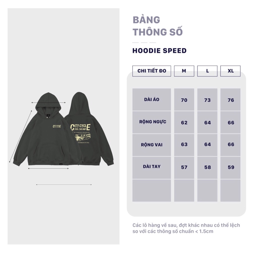 Áo hoodie nỉ unisex speed Jiang Store - áo nỉ sweater unisex form rộng in chữ