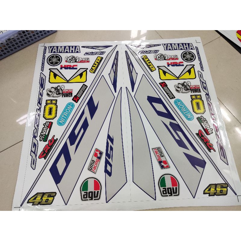 Tem Rời Xe Yamaha Exciter 150 Mẫu Mới 2020