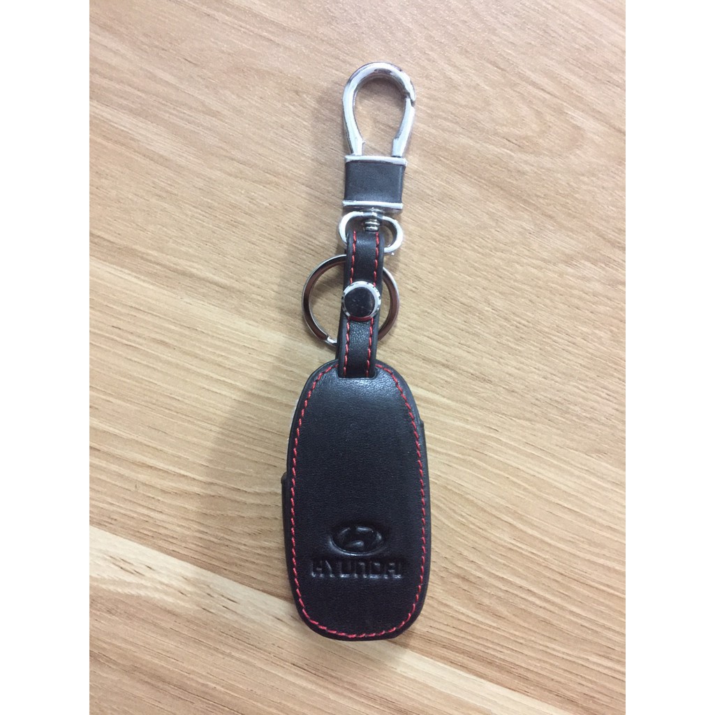Bao da chìa khóa xe Santafe, Kona, Accent đời 2018 2019 2020 mẫu RO.