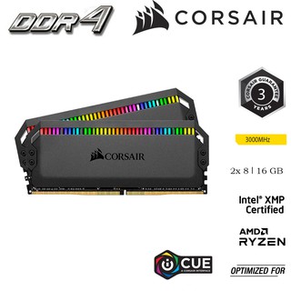 Ram Corsair 16GB (2x8GB) DDR4 Bus 3000 DOMINATOR PLATINUM RGB