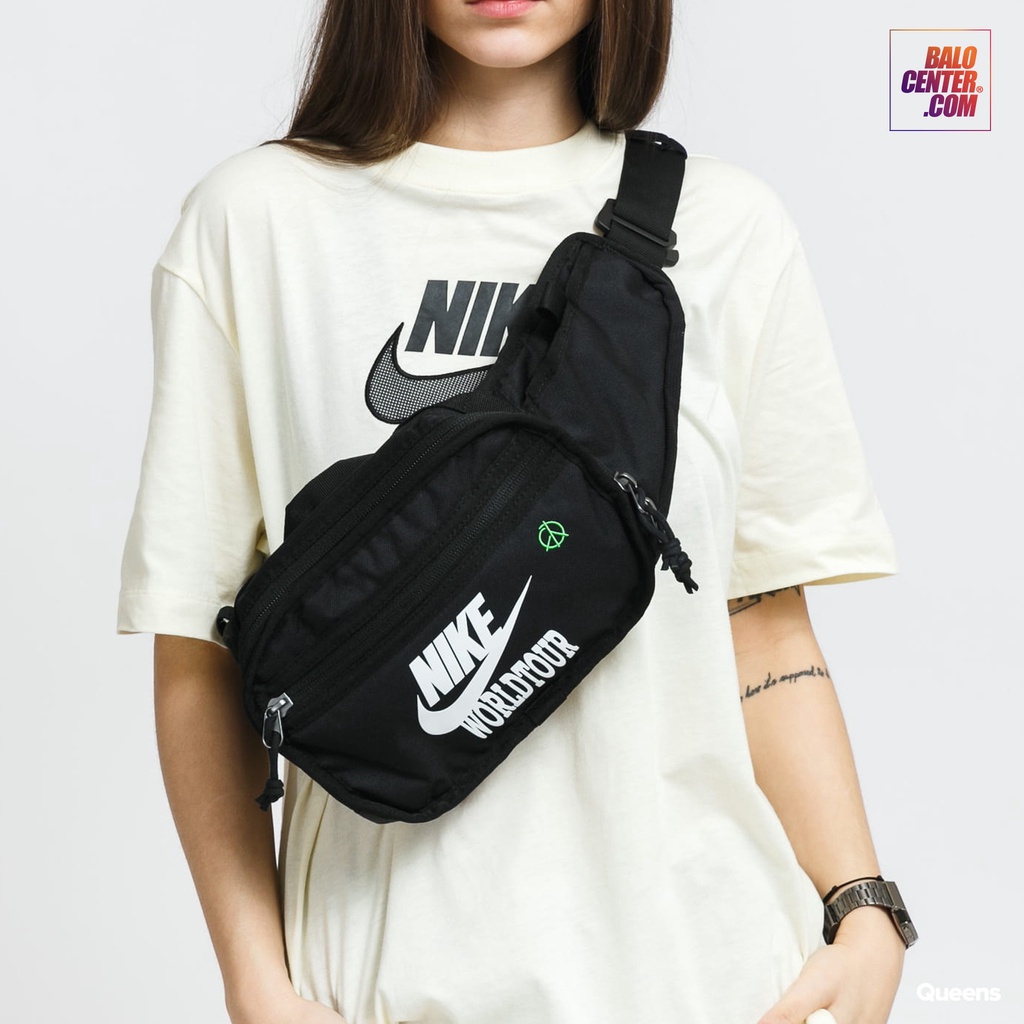 Túi đeo chéo/ Túi bao tử NI.KE BUM BAG form thể thao unisex đeo hông đeo ngực chống nước chống trầy nhiều ngăn đa năng