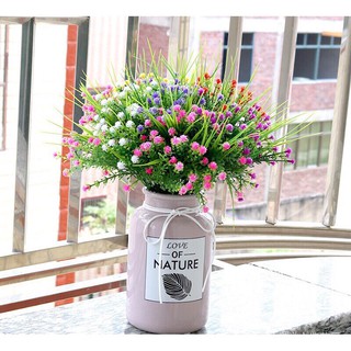 Set 5 cành hoa sao nhí, cành dài 28cm với nhiều bông hoa nhỏ