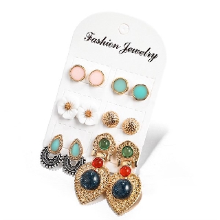 Set bông tai boho chiclala ht3066