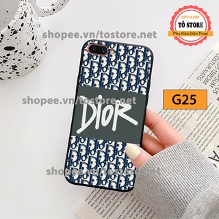 Ốp lưng Oppo A1k / Oppo A3S / Realme C1 / Realme C2 in hình GC/LV/DIOR cao cấp, sang trọng