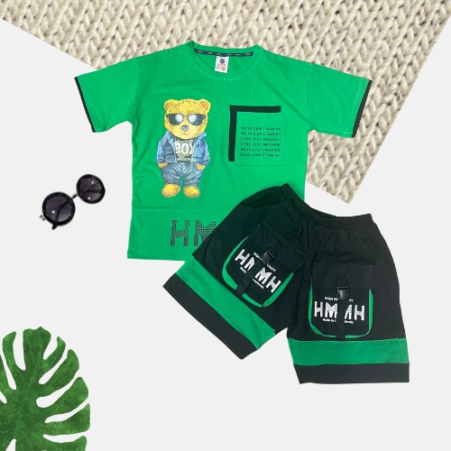 Đồ bộ bé trai PN KIDS cao cấp - bộ cộc tay bé trai thun cotton lạnh 4 chiều cho trẻ từ 8 tuổi đến 10 tuổi