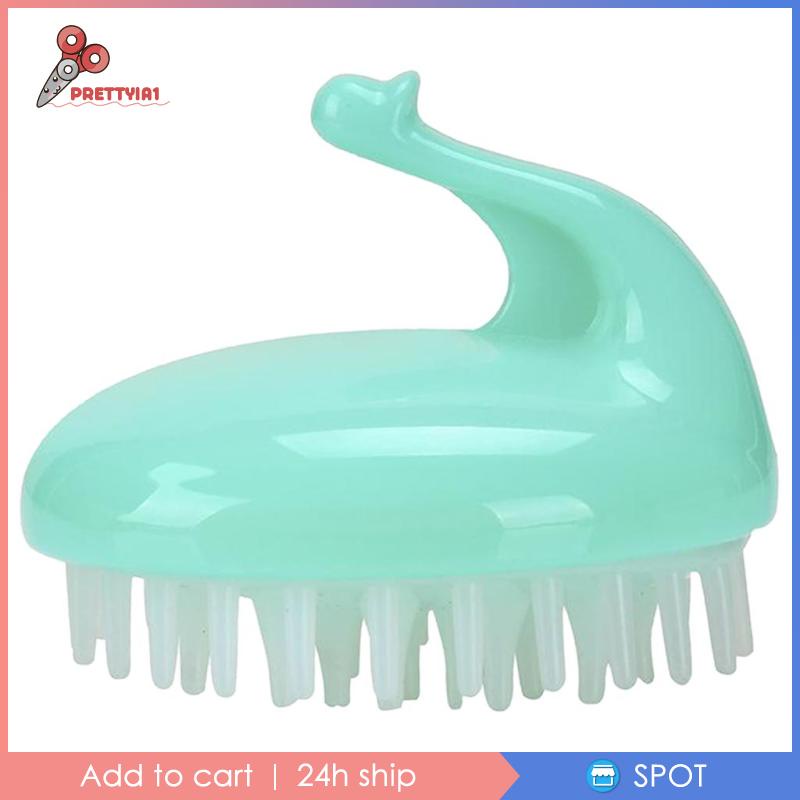 Lược Chải Tóc Massage Da Đầu Khô Và Ướt Prettyia1 Màu Xanh Lá Cho Nữ