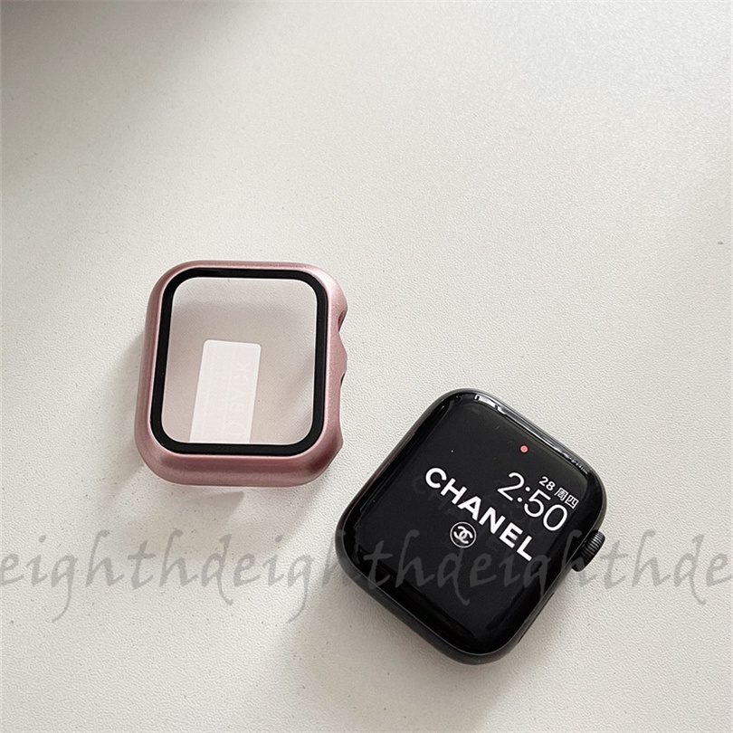 Ốp Kính Cường Lực Cho iWatch Series 7 6 SE 5 4 3 2 1 Kích Thước 41mm 45mm 44mm 42mm 40mm 38mm