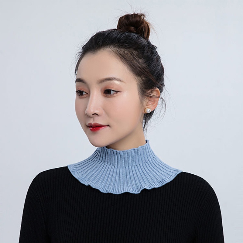 Cổ Áo Sweater Giả Có Thể Tháo Rời Thời Trang Cho Nữ