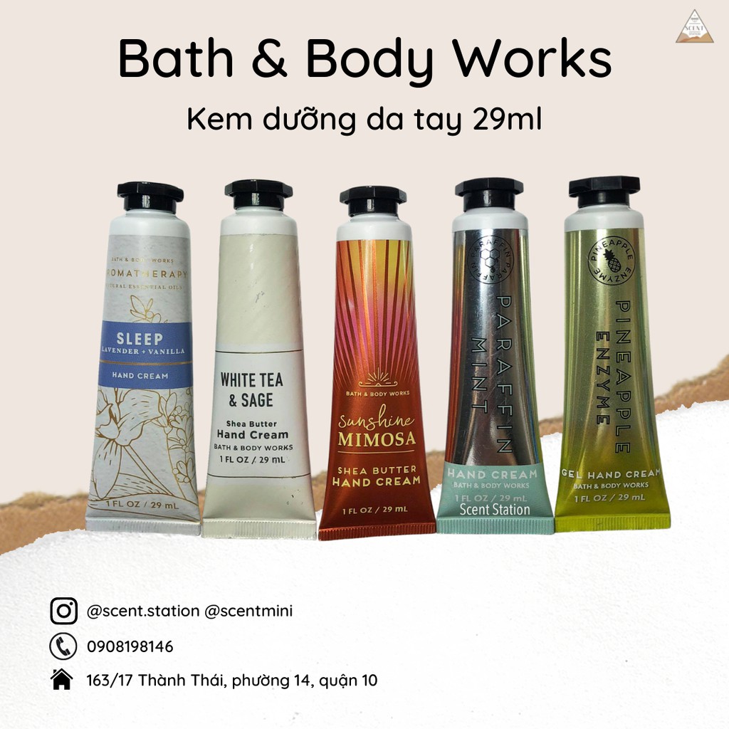 Kem dưỡng da tay Bath & Body Works 29ml