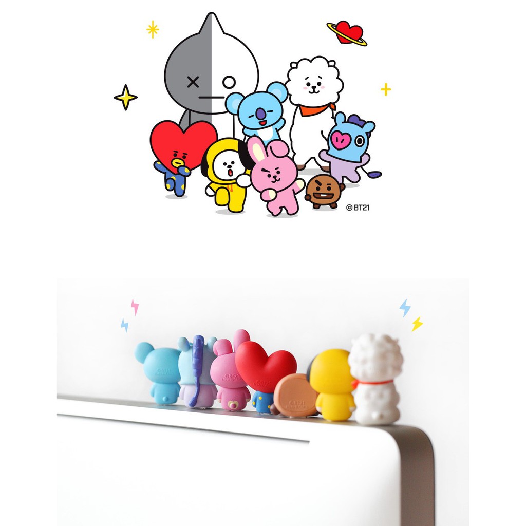 MÔ HÌNH MONITOR FIGURE BT21 - PHIÊN BẢN HỘP ĐEN (CÓ ẢNH THẬT)