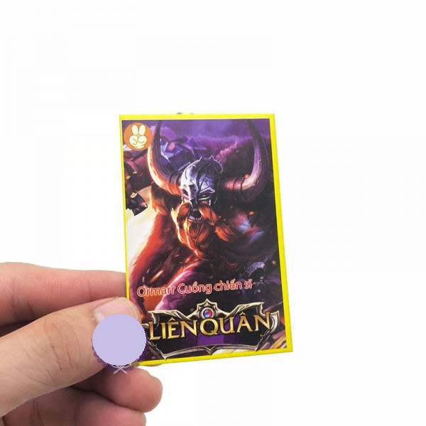Bộ đồ chơi 190 lá bài hình tướng game Liên Quân Mobile