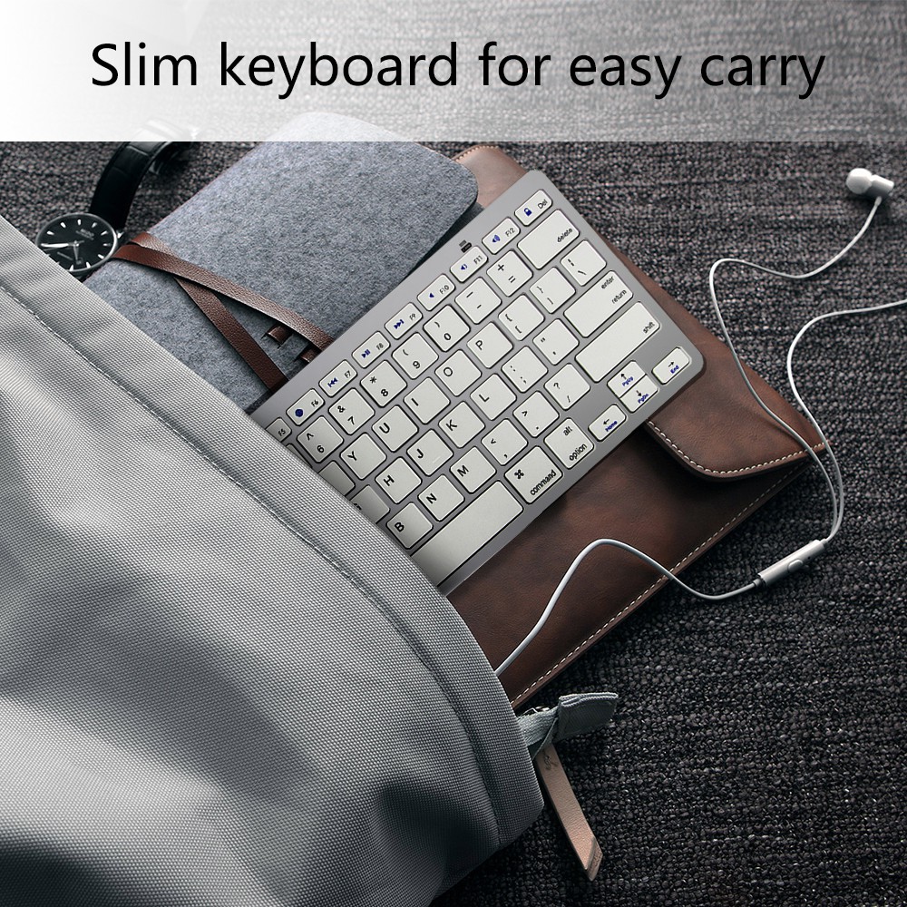 Bàn PhíM Bluetooth Siêu MỏNg TiếNg Anh / TiếNg Nga / Tây Ban Nha / Ả RậP / Ngôn Ngữ NhậT Bả