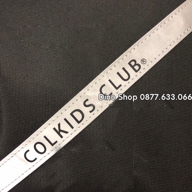 Balo Đi Học Colkids Club SS3 Phản Quang Thời Trang Màu Đen [ Tặng Sticker + Giấy thơm ]