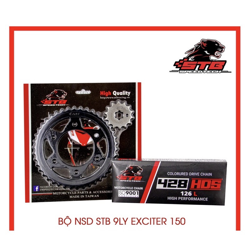 Nhông sên đĩa Exciter 150 hàng STB