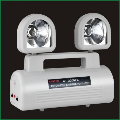 Đèn sạc sự cố Kentom KT-2200 EL mắt ếch 2 x 6W