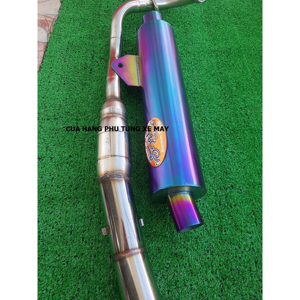 PÔ TITAN THÁI - KÈM CỔ BẦU HƠI INOX GẮN EXCITER 135 - EXCITER 150 - RAIDER FI - SATRIA