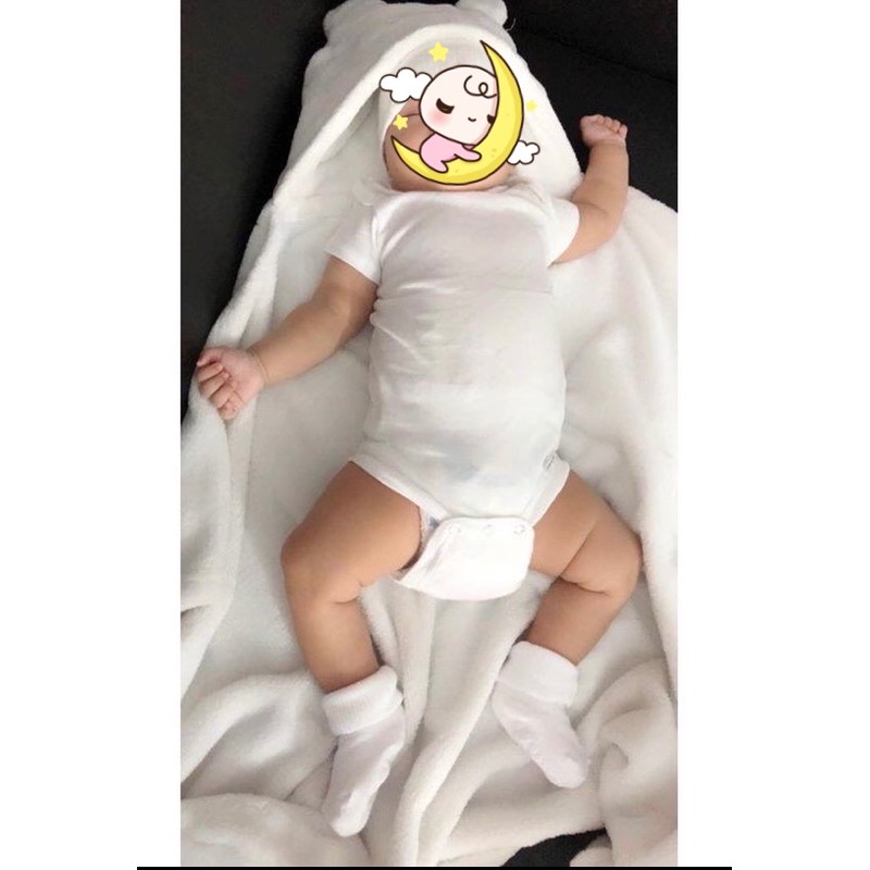 Body chip trắng geogre, carter dư xịn (100% cotton)