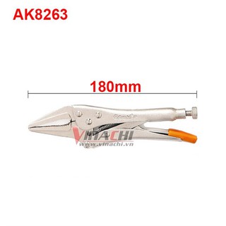Kìm chết mũi nhọn asaki ak8263 - 7in