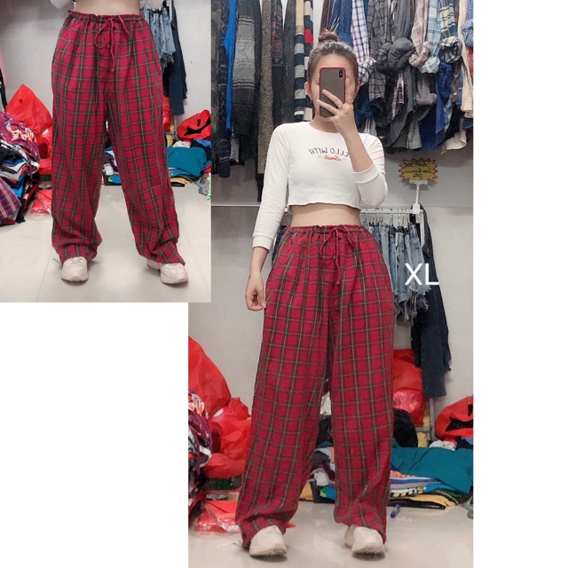 Quần flannel pants