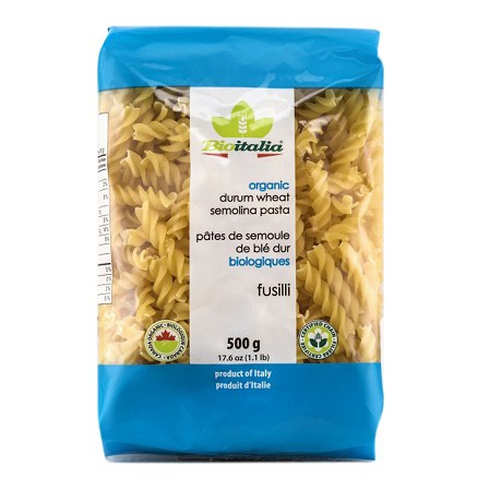 Nui Xoắn Fisilli Hữu Cơ BioItalia (500g) - Organic Durum Wheat Fusilli