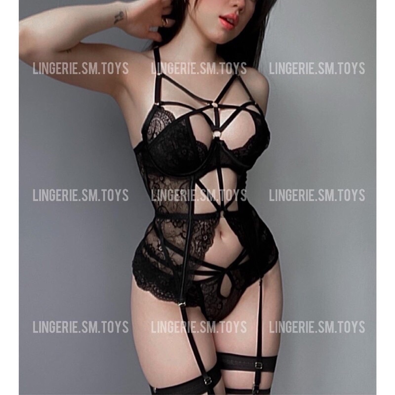 MY9583 &lt;VIDEO+Ảnh Thật&gt; Bộ Đồ Dây Đan Quyến Rũ- Nội Y Nữ Gợi Cảm