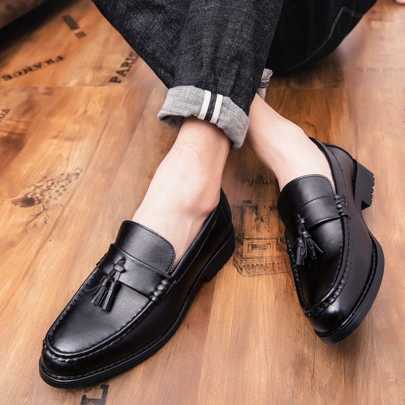 men leather shoe leather shoes for men formal shoes for men loafers Loafers for men oxford shoes office shoes slip on shoes   loafer  mens leather shoes loafer shoes for men,mens formal shoes Korean leather shoes