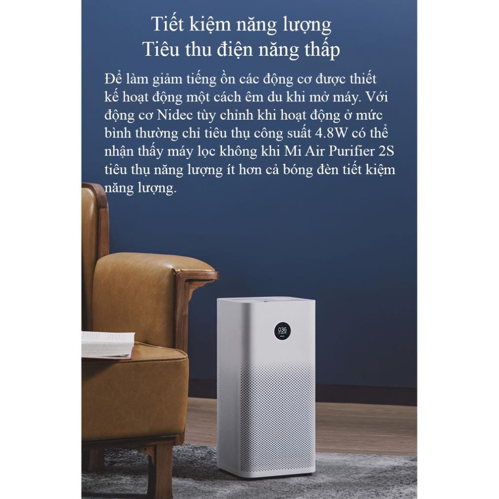 Máy lọc không khí Xiaomi 3H | 3C | 2S Mi Air Purifier, khử mùi, diệt khuẩn, lọc siêu bụi  - Bảo hành 12 tháng