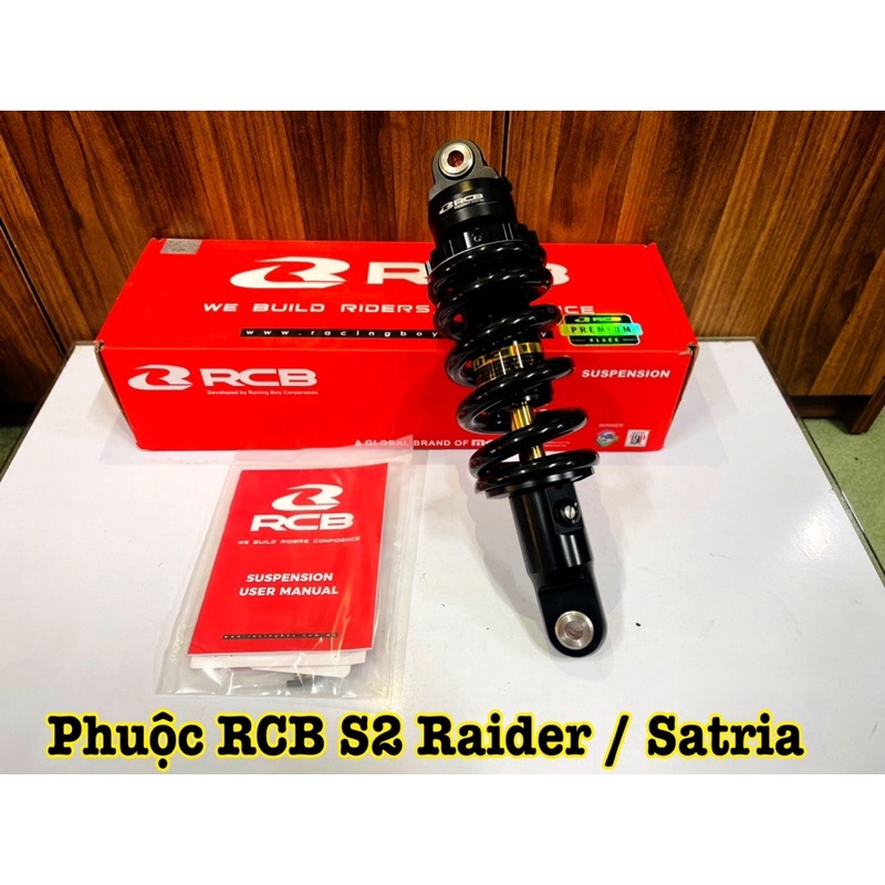 Phuộc RCB Raider / Satria Mẫu S2 Có Tăng Chỉnh,Hàng Chính Hãng  ( Không Bình Dầu ) &gt;&gt;&gt;&gt;