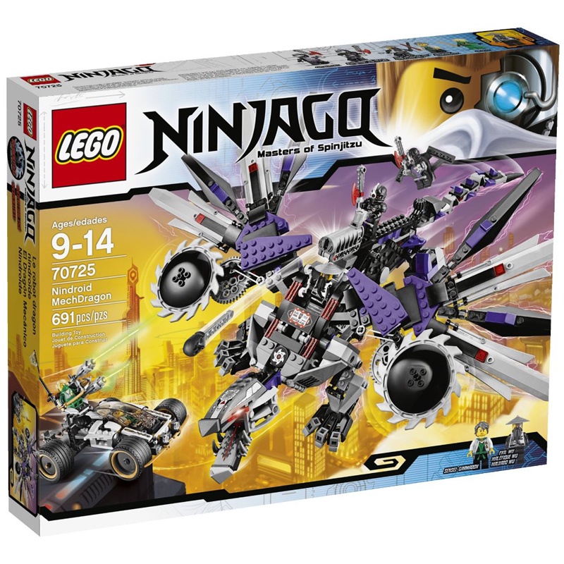 Lego ninjago minecraft đồ chơi cho bé lego robot mô hình nerf trưng bày xếp hình lắp ghép lắp ráp Rồng Máy Nindroid