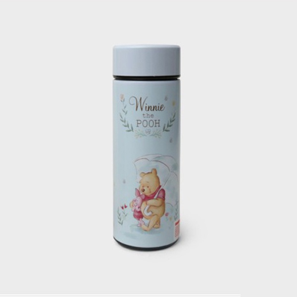 DISNEY DAISO Ốp điện thoại bằng thép không gỉ 380ml họa tiết gấu Pooh và Winnie the Pooh dễ thương